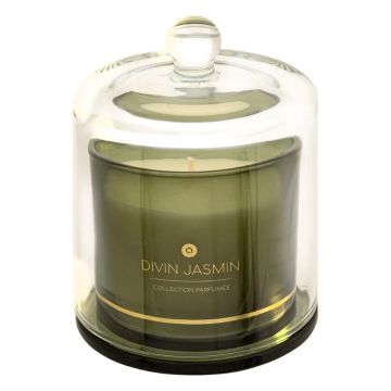 CANDELA PROFUMATA ILAE JASMINE 240GR CM 10.8X13.8 CON CAMPANA DI VETRO