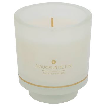 CANDELA PROFUMATA ILAE FIORI DI LINO 225GR