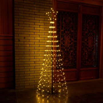 ALBERO PIEGHEVOLE 594 LED BIANCO CALDO 100X250CM