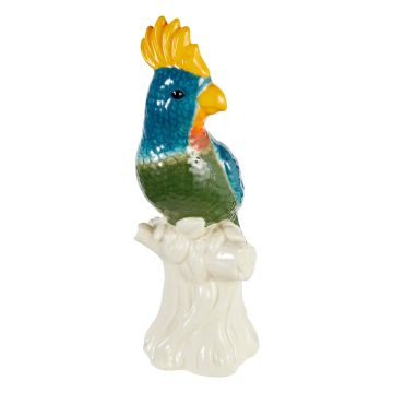 UCCELLO YUCATAN IN GRES MULTICOLOR 10.3X9.3 H.25.5CM 