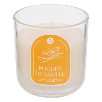 CANDELA PROFUMATA FLOA 115GR IN BARATTOLO IN VETRO VANIGLIA