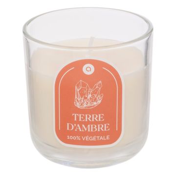 CANDELA PROFUMATA FLOA IN BARATTOLO DI VETRO 115GR AMBRA