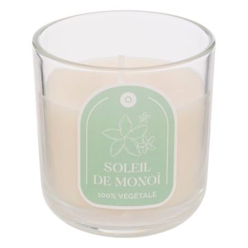 CANDELA PROFUMATA FLOA IN BARATTOLO DI VETRO 115GR MONOI
