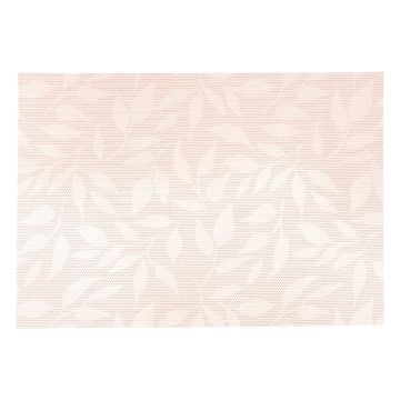 TOVAGLIETTA ALICE IN PVC 50X35CM ROSA CON DECORO