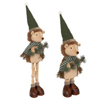 RICCIO CON GAMBE TELESCOPICHE E CAPPELLO 20X16CM H MASSIMA 95CM