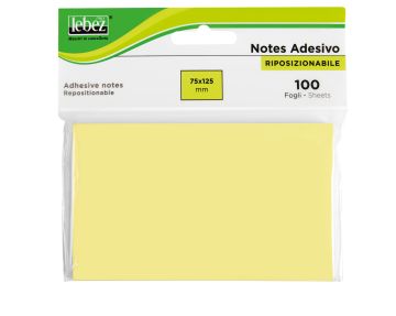 LEBEZ - CUBO MEMFO 100 FOGLI 12.5X7.5 CM GIALLI