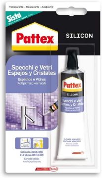 PATTEX SILICONE SPECCHI E VETRI TRASPARENTE 50ml