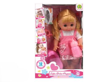 BAMBOLA SOFIA DOLCE PAPPA CON 12 SUONI