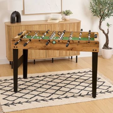 CALCETTO BALILLA WILLY WOOD CM 115X61CM H 80CM IN METALLO E MDF