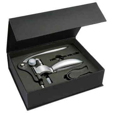 KIT 3 PEZZI APRIBOTTIGLIE MOD. LUXURY IN ALLUMINIO