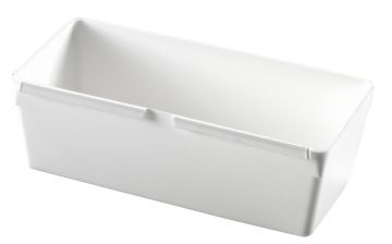 VASCHETTA ORGANIZER IN POLIPROPILENE BIANCO 15X7,5X5CM