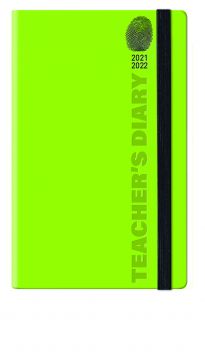 AGENDA BIGIORNALIERA DELL'INSEGNANTE 13X21 CM VERDE ACIDO