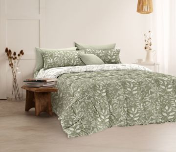 TRAPUNTA LEAVES IN COTONE 250X250CM ASSORTITO