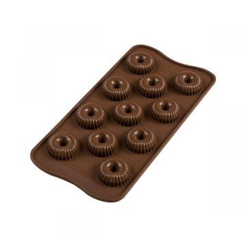 STAMPO IN SILICONE 3D CHOCO CROWN 15PZ