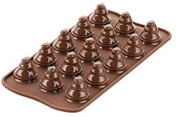 STAMPO IN SILICONE 3D CHOCO TREES D 28 H 30MM 15PZ
