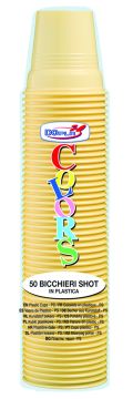 BICCHIERI 80CC 50PZ CREMA