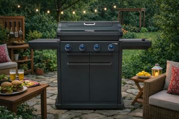 GAMPINGAZ - BARBECUE A GAS 4 SERIES ONYX S DUAL GAS