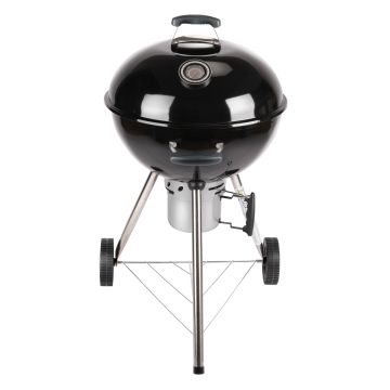 BARBECUE A CARBONELLA KETTLE IN METALLO NERO E CROMO