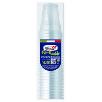 SET 25 BICCHIERI DIAMANT TRASPARENTE 350ML