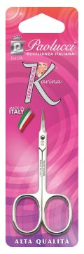 FORBICI LUCIDE PER MANICURE CON PUNTA LANCIA 3 POLLICI - LINEA KARINA