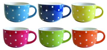 TAZZE A POIS COLAZIONE JUMBO ASSORTITO
