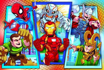 PUZZLE 104 MAXI PEZZI SUPER HERO