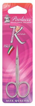 FORBICI PER MANICURE CURVE CON PUNTA A LANCIA EXTRA 3 POLLICI - LINEA KARINA