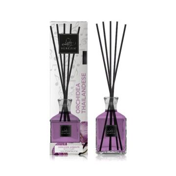 DIFFUSORE PER AMBIENTI CON BASTONCINI CUBO 250ML ORCHIDEA THAILANDESE