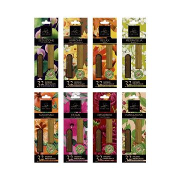 SET 32PZ INCENSI SENSAZIONALI 8 FRAGRANZE ASSORTITO