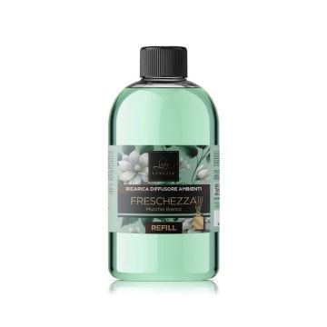 RICARICA PER PROFUMANTORI AMBIENTI SENSAZIONALE 500ML FRESCHEZZA MUSHCIO BIANCO