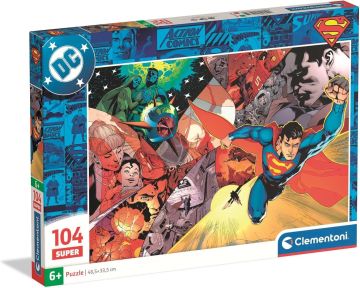 CLEMENTONI DC - PUZZEL 104 PEZZI SUPER SUPERMAN 2025