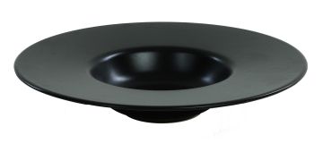 PIATTO FONDO GURME DIAM. 28CM NERO