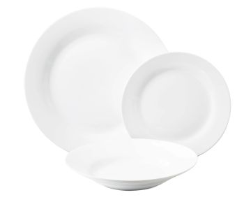 SERVIZIO PIATTI 18PZ IKEBANA BIANCO