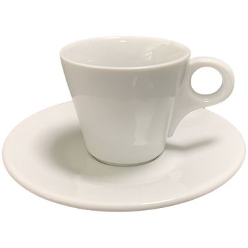 SET 6 TAZZINE DA CAFFE LAURA13 CON PIATTINO BIANCO