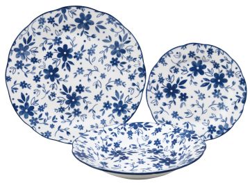 SERVIZIO PIATTI 18PZ DUCHESSA BLU