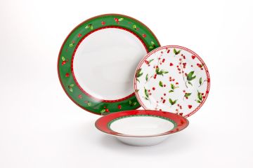 SERVIZIO PIATTI 18PZ CHARME NATALE 3
