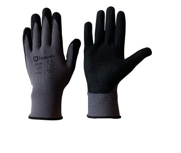 GUANTO PALMO IN NITRILE RINFORZATO RUVIDO MIS 10 DORSO IN MAGLINA PE