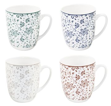 TAZZA MUG SIRMIONE IN PORCELLANA 330ML ASSORTITO