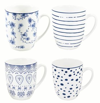 TAZZA MUG MALCESINE IN PORCELLANA 330ML ASSORTITO