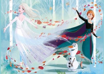 PUZZLE 104 DOUBLE FACE COLOURING  FROZEN 2