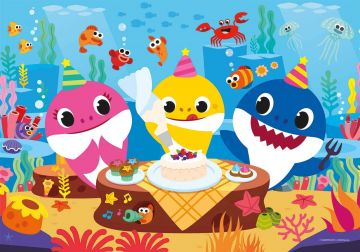 PUZZLE 60 PEZZI DOUBLE FACE BABY SHARK COLORING II