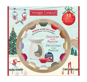YANKEE CANDLE - BRUCCIAESSENZE MELT DISCOVERY GIFT CON TART DA FONDERE