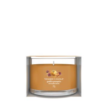 YANKEE CANDLE - CANDELA VOTIVE IN VETRO GOLDEN PUMPKIN