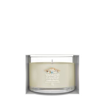 YANKEE CANDLE - CANDELA VOTIVE IN VETRO VANILLA FLURRIES