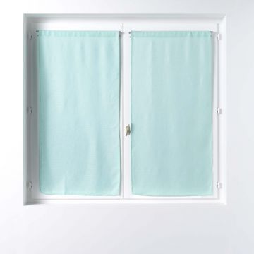 TENDA DRITTA PASSA BACHET 2X60X160CM VELO TESSUTO SOANE MENTA