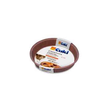 CONTENITORE PER CROSTATA IN CARTA FORNO ANTIDERENTE 20,6X2,8CM 