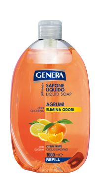 GENERA RICARICA SAPONE LIQUIDO AGRUMI 1000ML