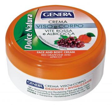 GENERA CREMA VISO E CORPO 160ML VITE ROSSA E ALBICOCCA