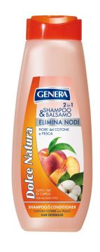 GENERA SHAMPOO AND BALSAMO FIORE DEL COTONE/PESCA 500ML