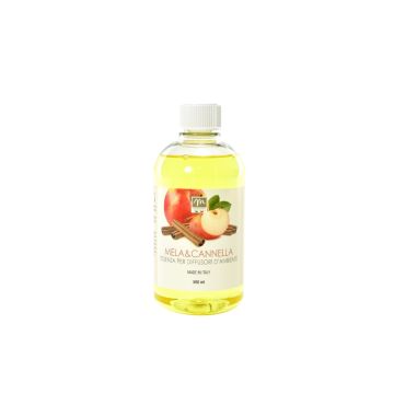 RICARICA PER DIFFUSORE DI ESSENZA 500ML MELA E CANNELLA